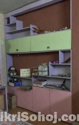 Combind Shelve for Child Bed room